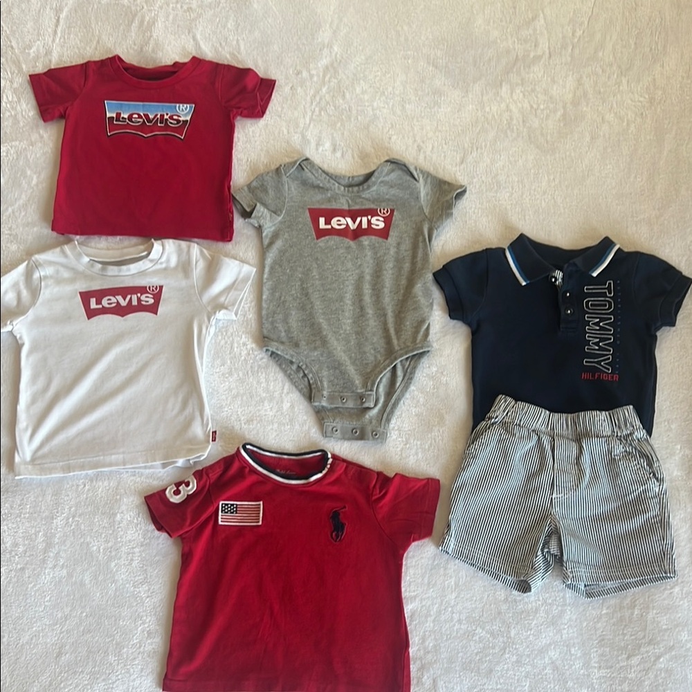 Levi's, Polo Ralph & Tommy Hilfiger Baby Outfit